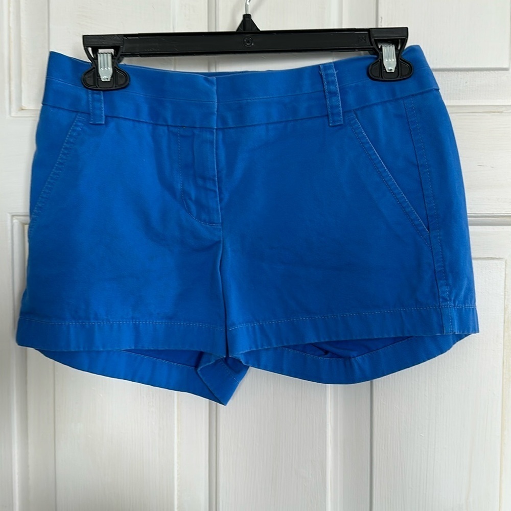 J crew chino blue shorts size 00